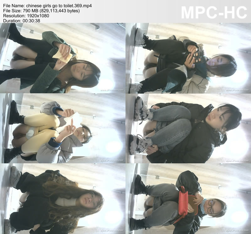 chinese girls go to toilet.369